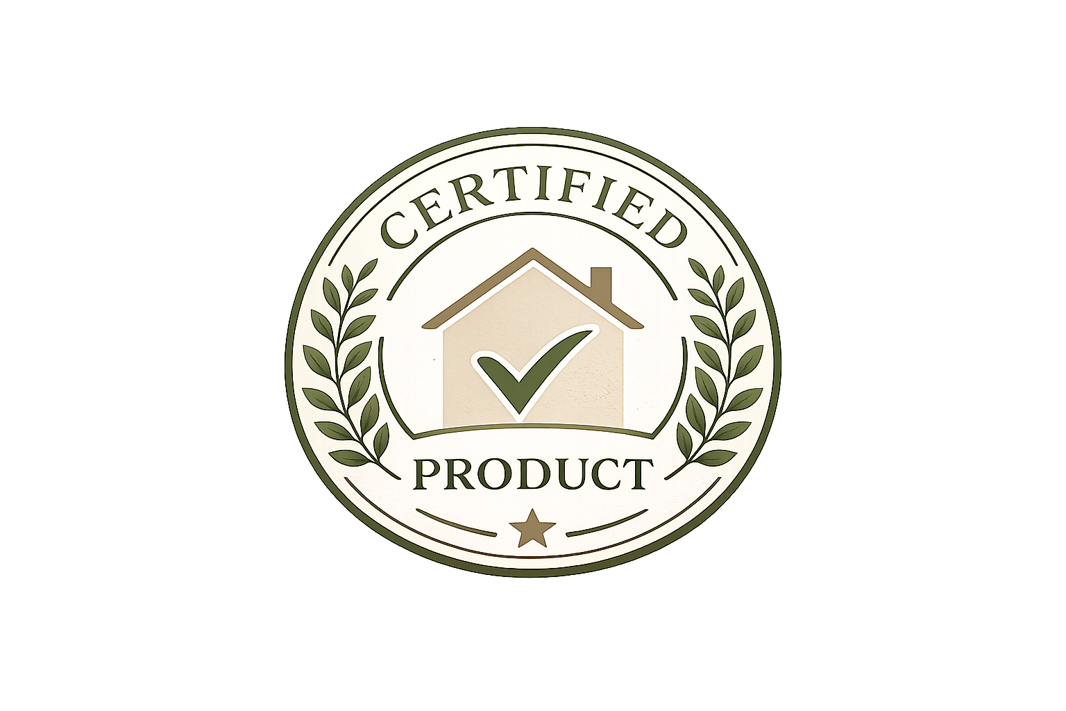 certified product badge design