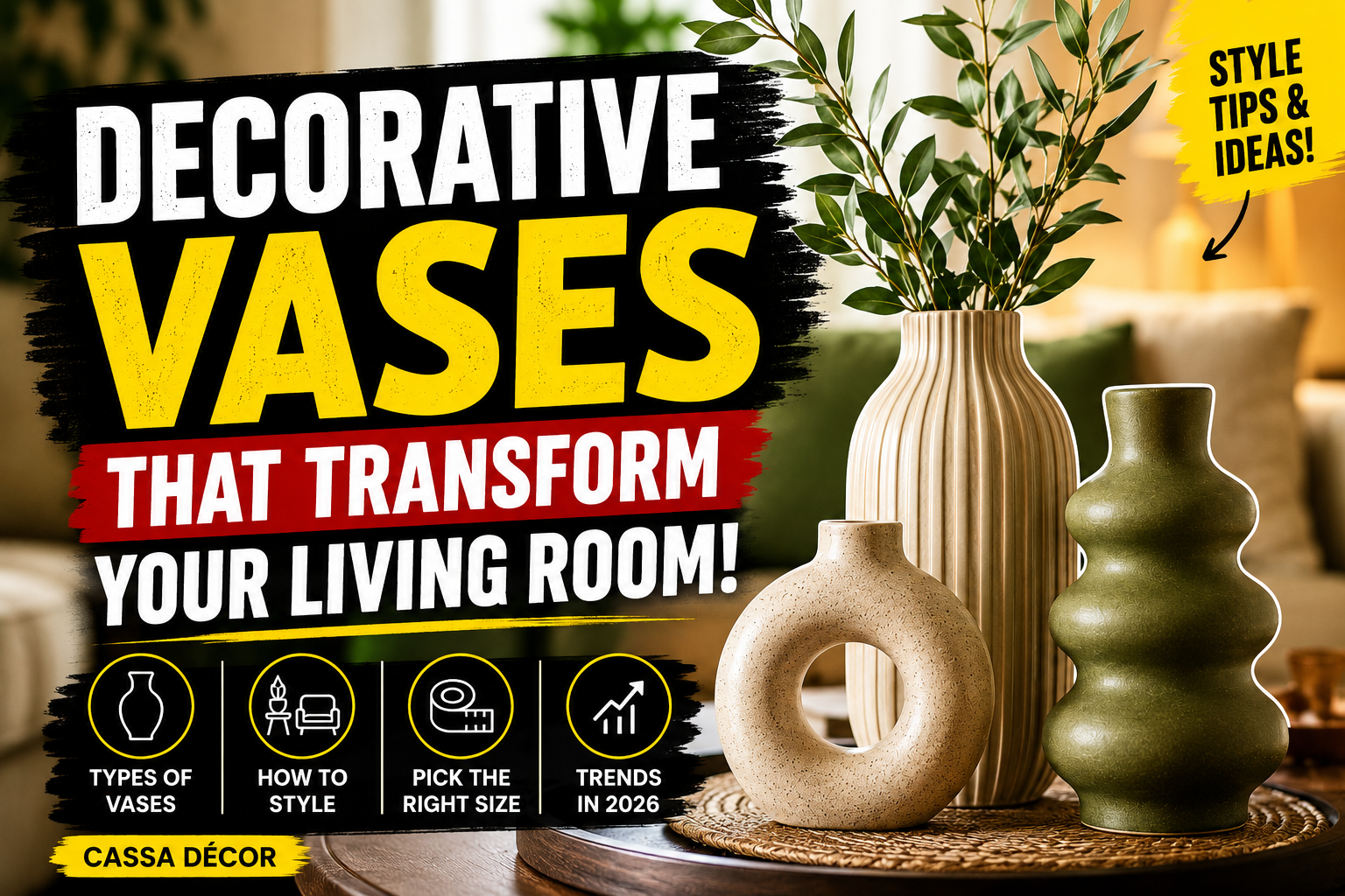 Decorative Vases That Transform Your Living Room